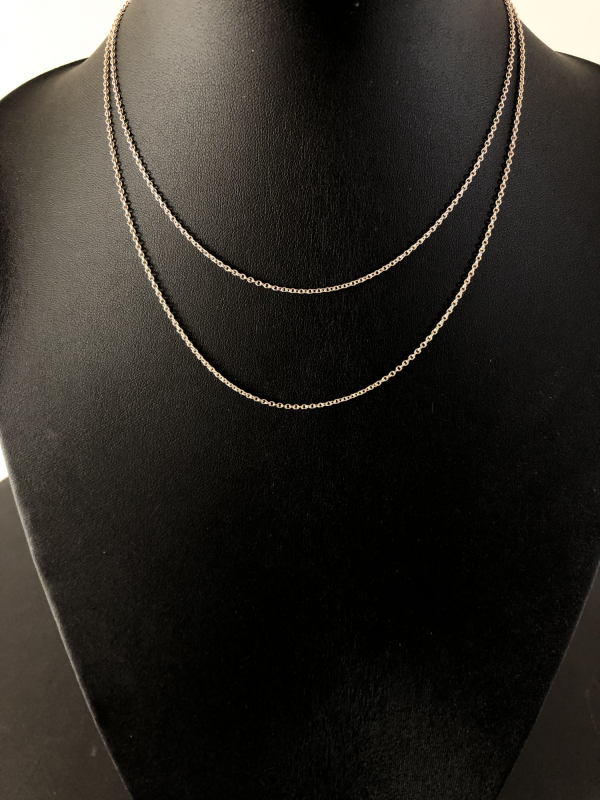 Sølvkæde 40 og 45 cm