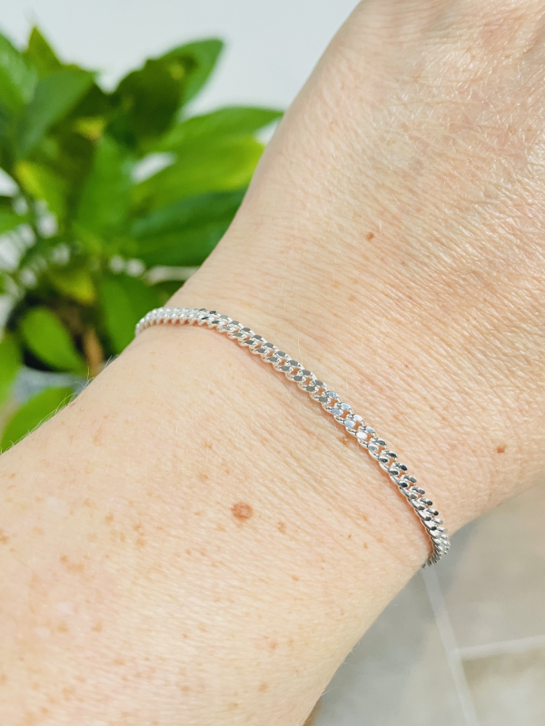 panser armbånd i sølv